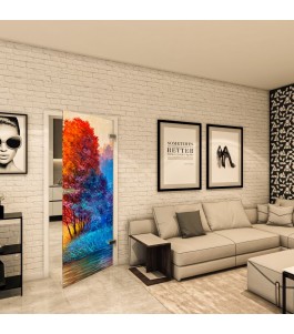 Ganzglastür - Fotoprint Model 25 für ein modernes Zuhause
