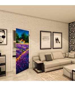 Ganzglastür - Fotoprint Model 26 für ein modernes Zuhause