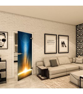 Ganzglastür - Fotoprint Model 28 für ein modernes Zuhause
