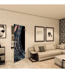 Ganzglastür - Fotoprint Model 33 für ein modernes Zuhause