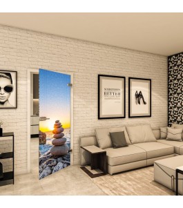 Ganzglastür - Fotoprint Model 36 für ein modernes Zuhause