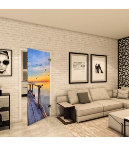 Ganzglastür - Fotoprint Model 44 für ein modernes Zuhause