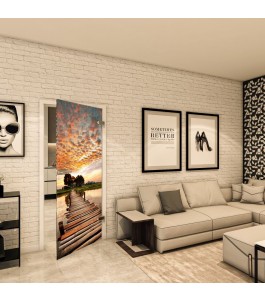 Ganzglastür - Fotoprint Model 47 für ein modernes Zuhause