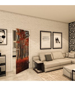 Ganzglastür - Fotoprint Model 67 für ein modernes Zuhause