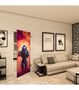 Ganzglastür - Fotoprint Model 85 für ein modernes Zuhause