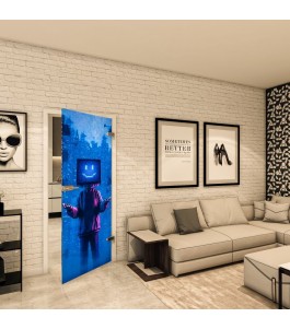 Ganzglastür - Fotoprint Model 86 für ein modernes Zuhause