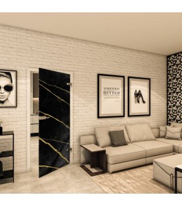 Ganzglastür - Fotoprint Model 94 für ein modernes Zuhause
