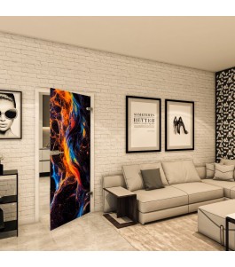 Ganzglastür - Fotoprint Model 98 für ein modernes Zuhause