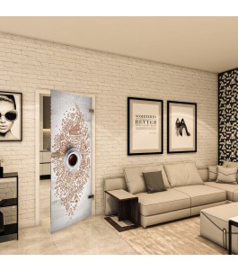 Ganzglastür - Fotoprint Model 103 für ein modernes Zuhause