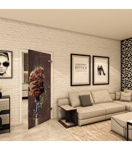 Ganzglastür - Fotoprint Model 114 für ein modernes Zuhause