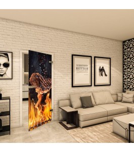 Ganzglastür - Fotoprint Model 119 für ein modernes Zuhause