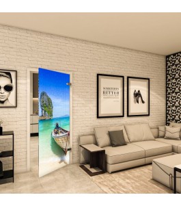 Ganzglastür - Fotoprint Model 120 für ein modernes Zuhause