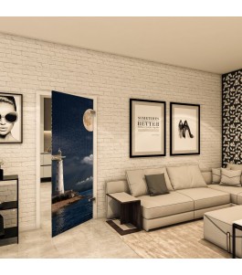 Ganzglastür - Fotoprint Model 121 für ein modernes Zuhause