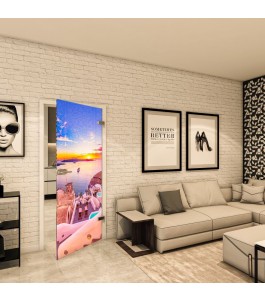 Ganzglastür - Fotoprint Model 125 für ein modernes Zuhause