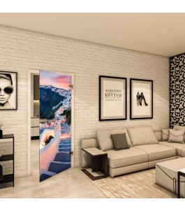 Ganzglastür - Fotoprint Model 126 für ein modernes Zuhause