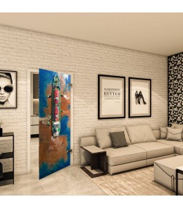 Ganzglastür - Fotoprint Model 128 für ein modernes Zuhause
