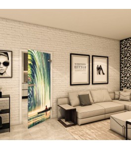 Ganzglastür - Fotoprint Model 130 für ein modernes Zuhause