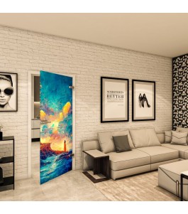 Ganzglastür - Fotoprint Model 131 für ein modernes Zuhause