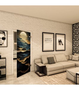 Ganzglastür - Fotoprint Model 133 für ein modernes Zuhause