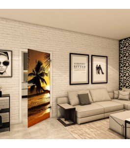 Ganzglastür - Fotoprint Model 136 für ein modernes Zuhause