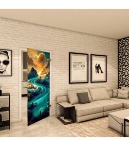 Ganzglastür - Fotoprint Model 138 für ein modernes Zuhause