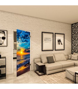 Ganzglastür - Fotoprint Model 146 für ein modernes Zuhause