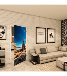 Ganzglastür - Fotoprint Model 147 für ein modernes Zuhause