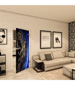 Ganzglastür - Fotoprint Model 157 für ein modernes Zuhause