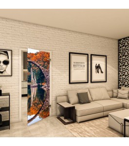 Ganzglastür - Fotoprint Model 159 für ein modernes Zuhause