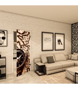Ganzglastür - Fotoprint Model 163 für ein modernes Zuhause