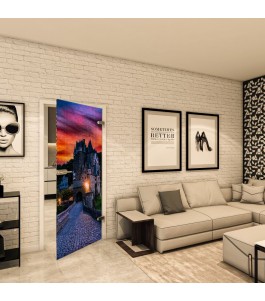 Ganzglastür - Fotoprint Model 174 für ein modernes Zuhause