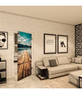 Ganzglastür - Fotoprint Model 182 für ein modernes Zuhause