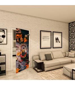 Ganzglastür - Fotoprint Model 184 für ein modernes Zuhause