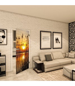 Ganzglastür - Fotoprint Model 187 für ein modernes Zuhause