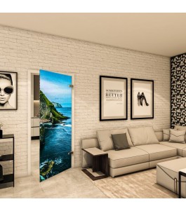 Ganzglastür - Fotoprint Model 197 für ein modernes Zuhause