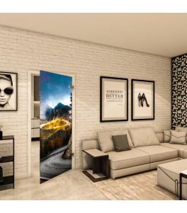 Ganzglastür - Fotoprint Model 200 für ein modernes Zuhause