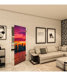 Ganzglastür - Fotoprint Model 202 für ein modernes Zuhause