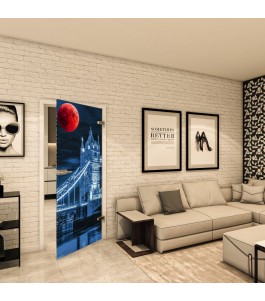 Ganzglastür - Fotoprint Model 206 für ein modernes Zuhause