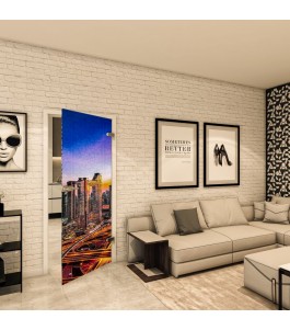 Ganzglastür - Fotoprint Model 207 für ein modernes Zuhause