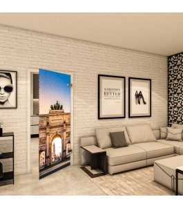 Ganzglastür - Fotoprint Model 212 für ein modernes Zuhause