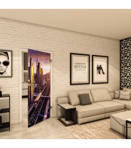 Ganzglastür - Fotoprint Model 213 für ein modernes Zuhause