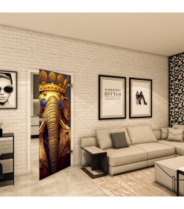 Ganzglastür - Fotoprint Model 224 für ein modernes Zuhause