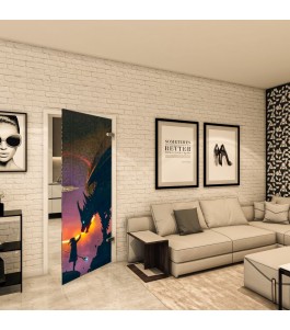 Ganzglastür - Fotoprint Model 243 für ein modernes Zuhause
