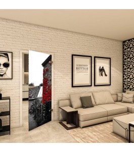 Ganzglastür - Fotoprint Model 254 für ein modernes Zuhause