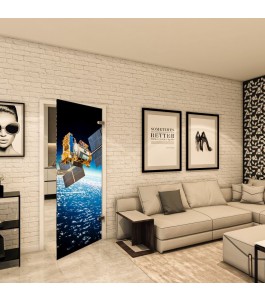 Ganzglastür - Fotoprint Model 258 für ein modernes Zuhause
