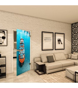 Ganzglastür - Fotoprint Model 259 für ein modernes Zuhause