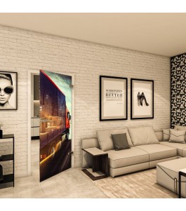 Ganzglastür - Fotoprint Model 261 für ein modernes Zuhause