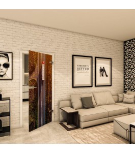 Ganzglastür - Fotoprint Model 265 für ein modernes Zuhause