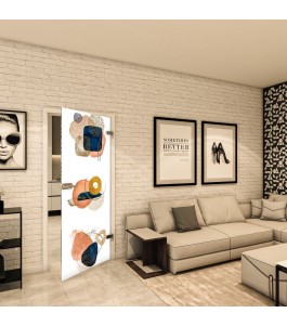 Ganzglastür - Fotoprint Model 266 für ein modernes Zuhause