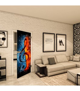 Ganzglastür - Fotoprint Model 274 für ein modernes Zuhause